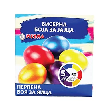 Метма Бисерна боја за јајца - 5 бои