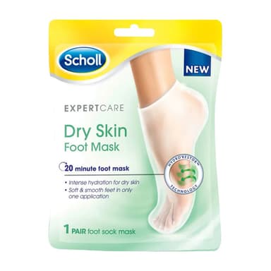 Scholl Expert Care Маска чорап за стапала со масло од макадамија