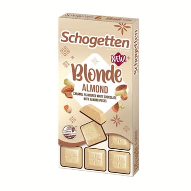 Schogetten Blonde Almond Бело чоколадо со бадем 100гр