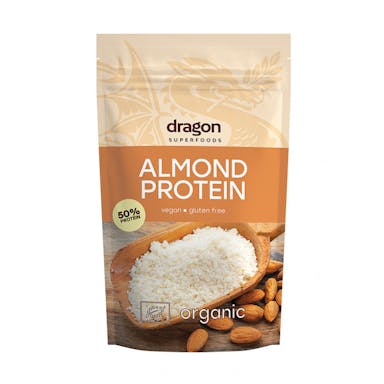 Dragon superfoods Органски безглутенски 50% протеин од бадем 200гр