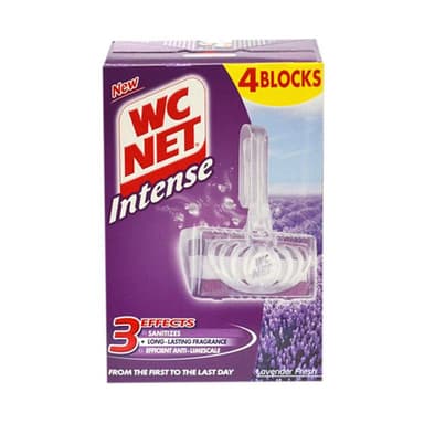 WC NET Lavander Fresh тврд освежувач за ВЦ школка 4 блокови