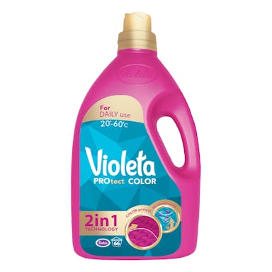 Violeta PROtect Color Течен детергент 3,96л